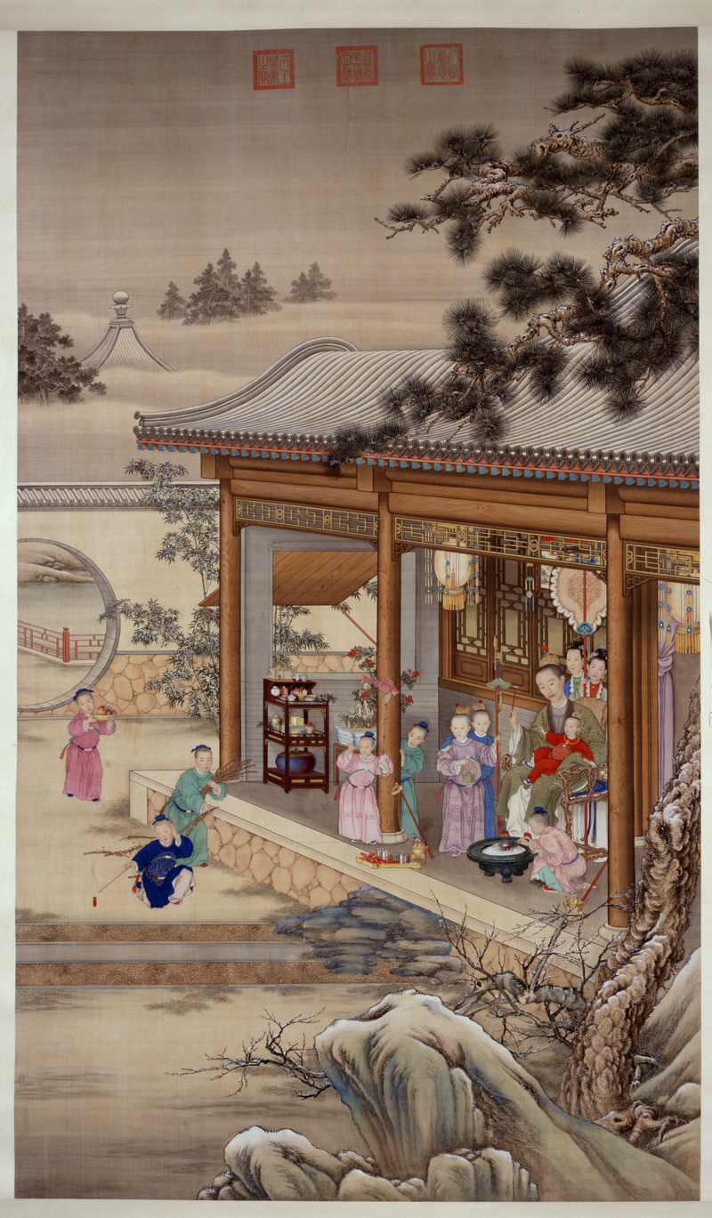乾隆帝岁朝行乐图